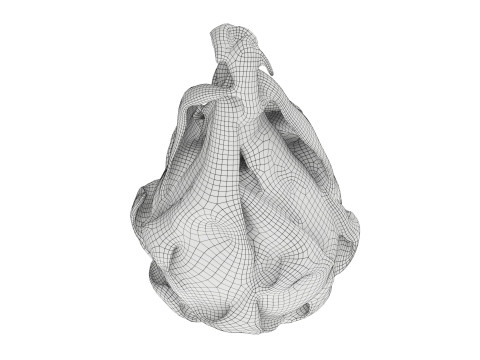 Pitaya Dragon fruit Model 3D