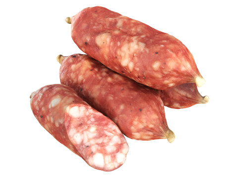 Pork mini sausage 3D Модель