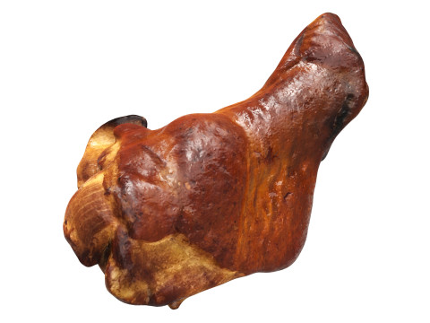 Small cold-smoked chicken leg drumstick 3D Модель