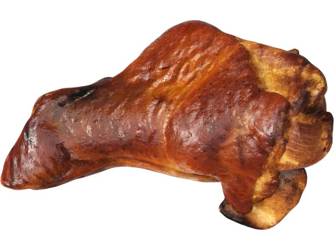 Small cold-smoked chicken leg drumstick 3D Model