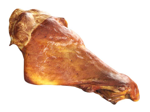 Small grilled chicken leg drumstick 3D Model