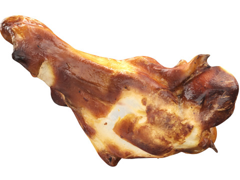 Small grilled chicken leg drumstick Modelo 3D