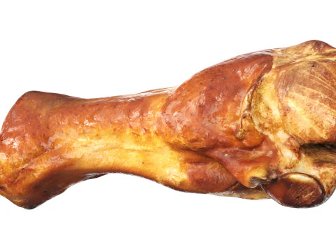 Small grilled chicken leg drumstick 3D Model