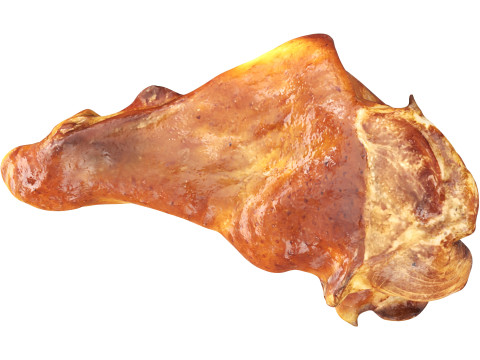 Small grilled chicken leg drumstick Modelo 3D