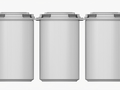 Slim Can 150ml Clip Pak Carrier Handle 6pak 3D मॉडल