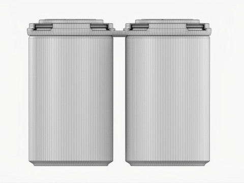 Slim Can 150ml Clip Pak Carrier Handle 6pak 3D मॉडल