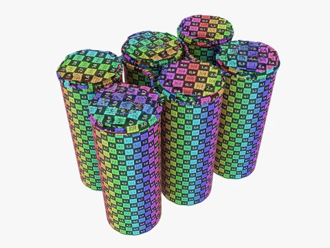 Slim Can 250ml Clip Pak Carrier Handle 6pak 3D Model
