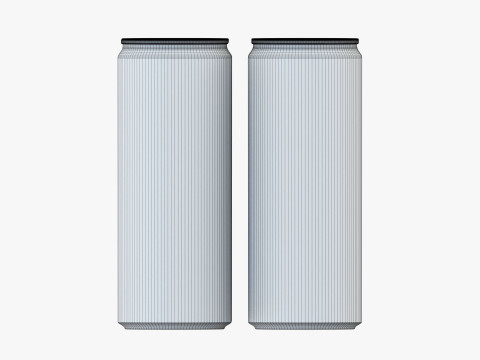 Slim Can 250ml Clip Pak Carrier Handle Quadpak 3Dモデル