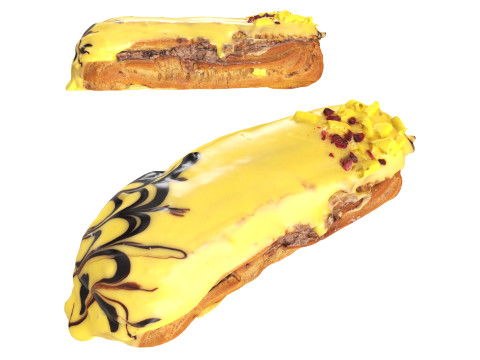 Banana eclair Model 3D