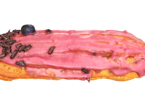 Blueberry eclair 3D 模型