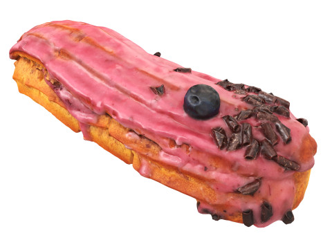Blueberry eclair 3D 模型