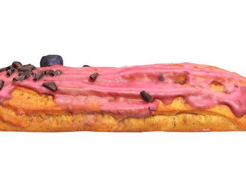 Blueberry eclair 3D 模型