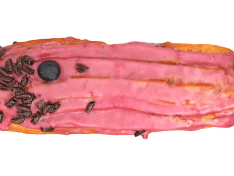 &Eacute;clair de mirtilo Modelo 3D