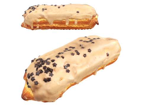 Caramel eclair Model 3D