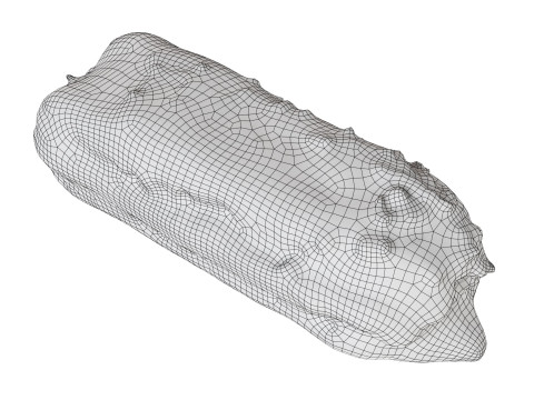 Caramel eclair 3D Model
