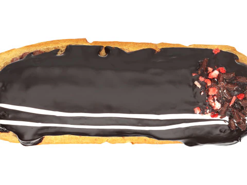 Chocolate eclair 3D Model