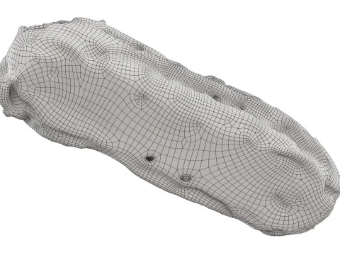 Chocolate eclair 3D Model