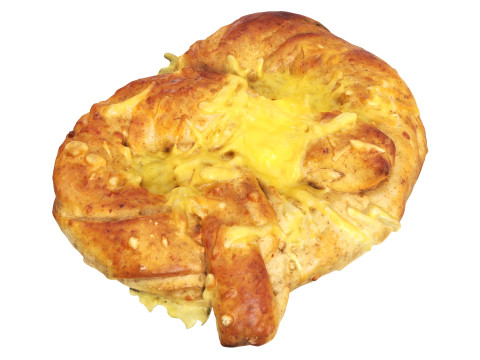 Pretzel with cheese Model 3D