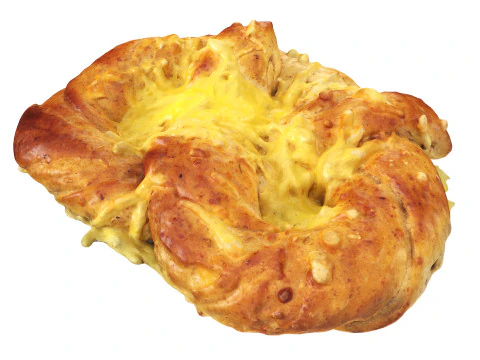 Pretzel with cheese 3D Model