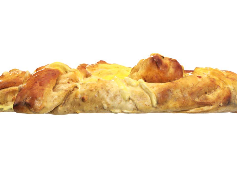 Pretzel with cheese 3D Model