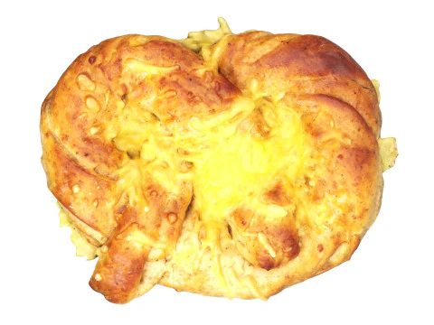 Pretzel with cheese 3D Model