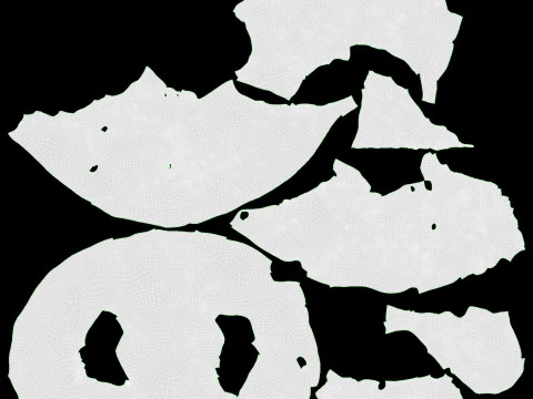 Pretzel with cumin seeds 3D Model