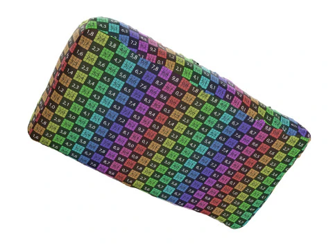 Rectangle wheat bread with seeds 3D Model