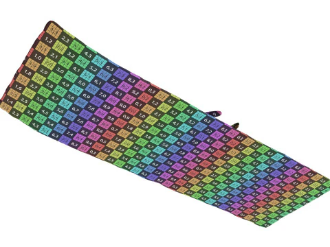 Rye thin bread with cheese 3D Model