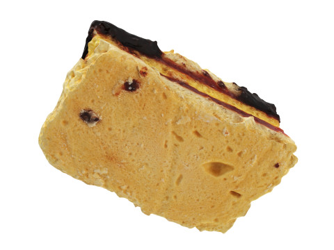 Shortbread cake with jam and chocolate 3D Модель