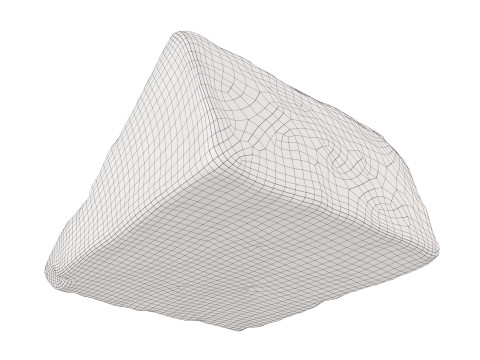 Blue cheese piece Modelo 3D