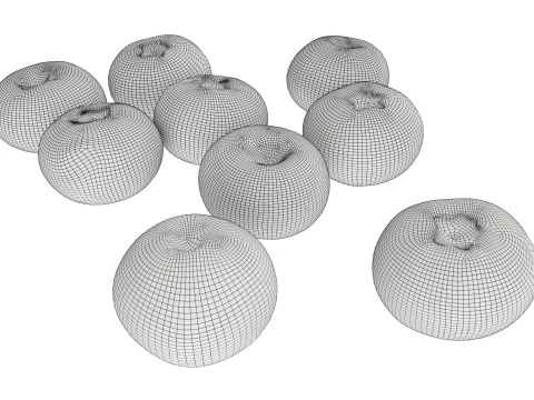 Blueberries 3D Model