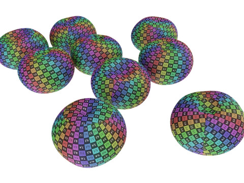 Blueberries 3D Model