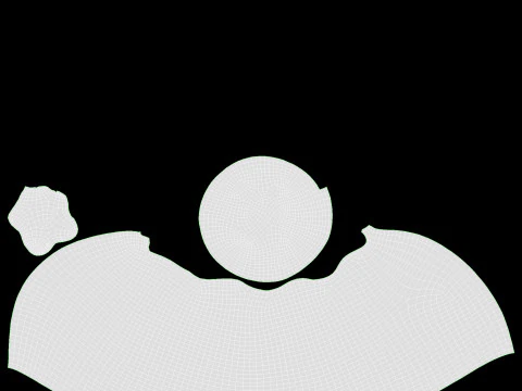 Blueberries 3D Model