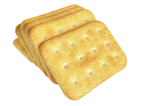 Crackers rectangle Model 3D