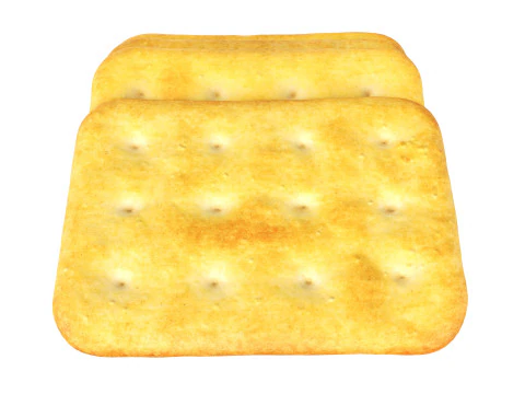 Crackers rectangle 3D Model
