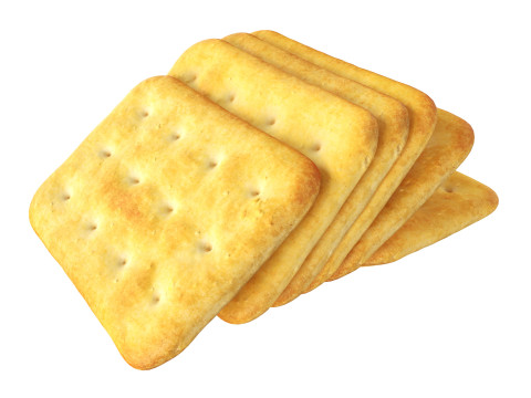 Crackers rectangle Model 3D