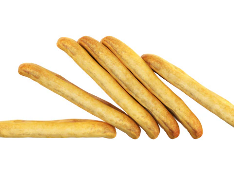 Crackers rectangle 3D Model
