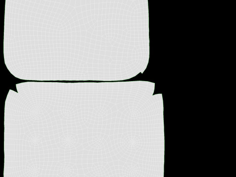 Crackers rectangle Model 3D
