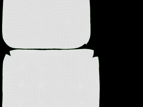 Crackers rectangle 3D Model