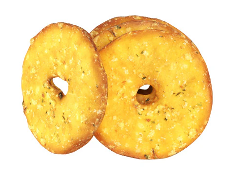 Crackers rond 3D Model