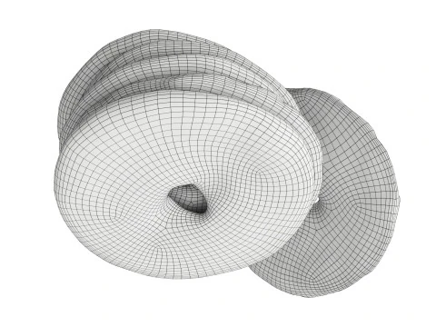 Crackers rond 3D Model