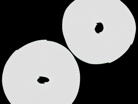 Crackers round 3D Model