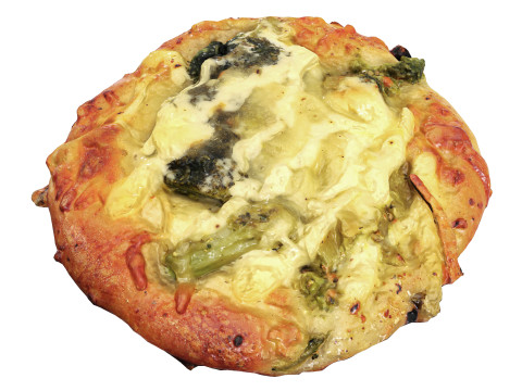 Mini broccoli cheese pizza Model 3D