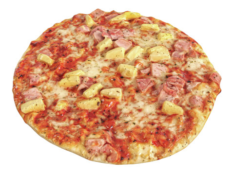 Pizza Hawaii Model 3D