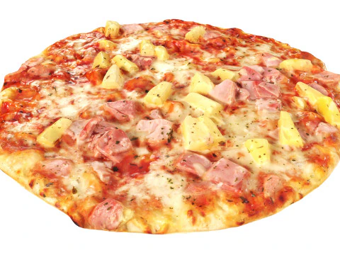 Pizza Hawaii 3D Model