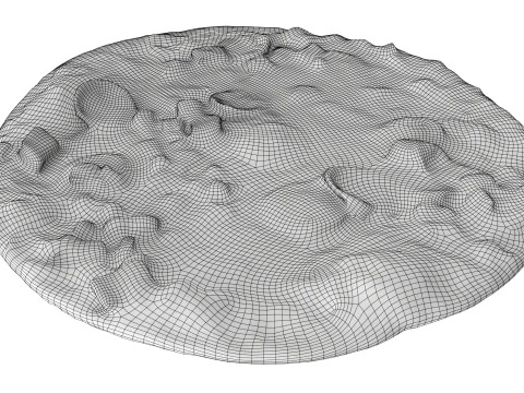 Pizza con carne Modello 3D