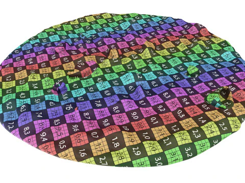 Піца з салямі та халапеньо 3D Модель