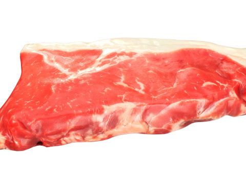 Raw meat steak 01 Model 3D