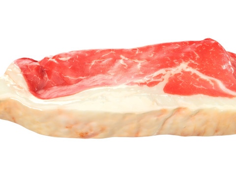 Raw meat steak 01 Model 3D