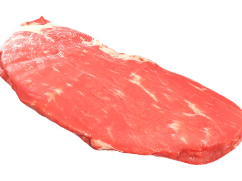 Rauw vleesbiefstuk 02 3D Model